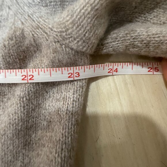 J CREW Men's Rugged Merino Wool Shawl Collar Two Button Pullover Sweater Sz. L - Picture 10 of 10